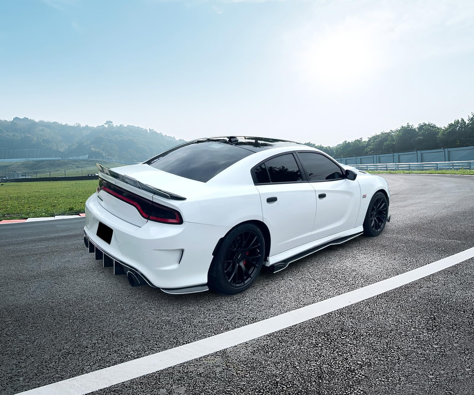 Amazon | IKON MOTORSPORTS サイドスカート 2015-2023 Dodge Charger