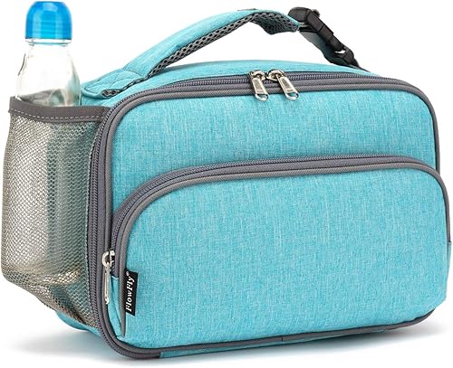 Miniatura 2 de Caja de almuerzo para niños con aislamiento, bolsa suave mini enfriador de vuelta a la escuela térmica de comida para niñas, niños, océano azul