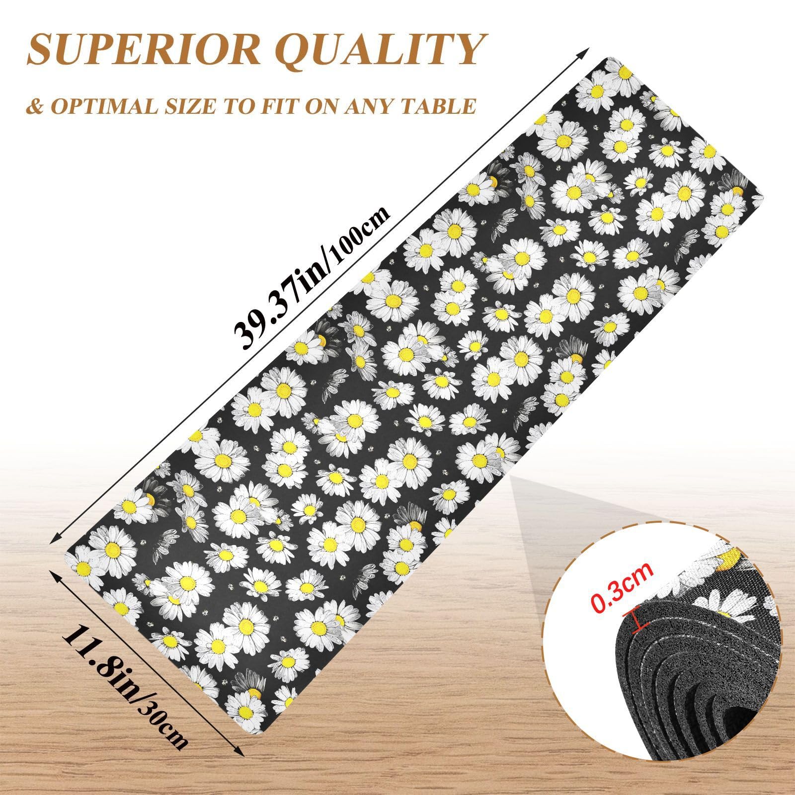 VERSAINSECT Dessous De Plat Et Chemin De Table 2 En 1 Résistant à