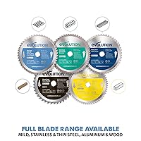Vista 82 de Evolution Power Tools - Hoja de sierra de corte (acero inoxidable)
