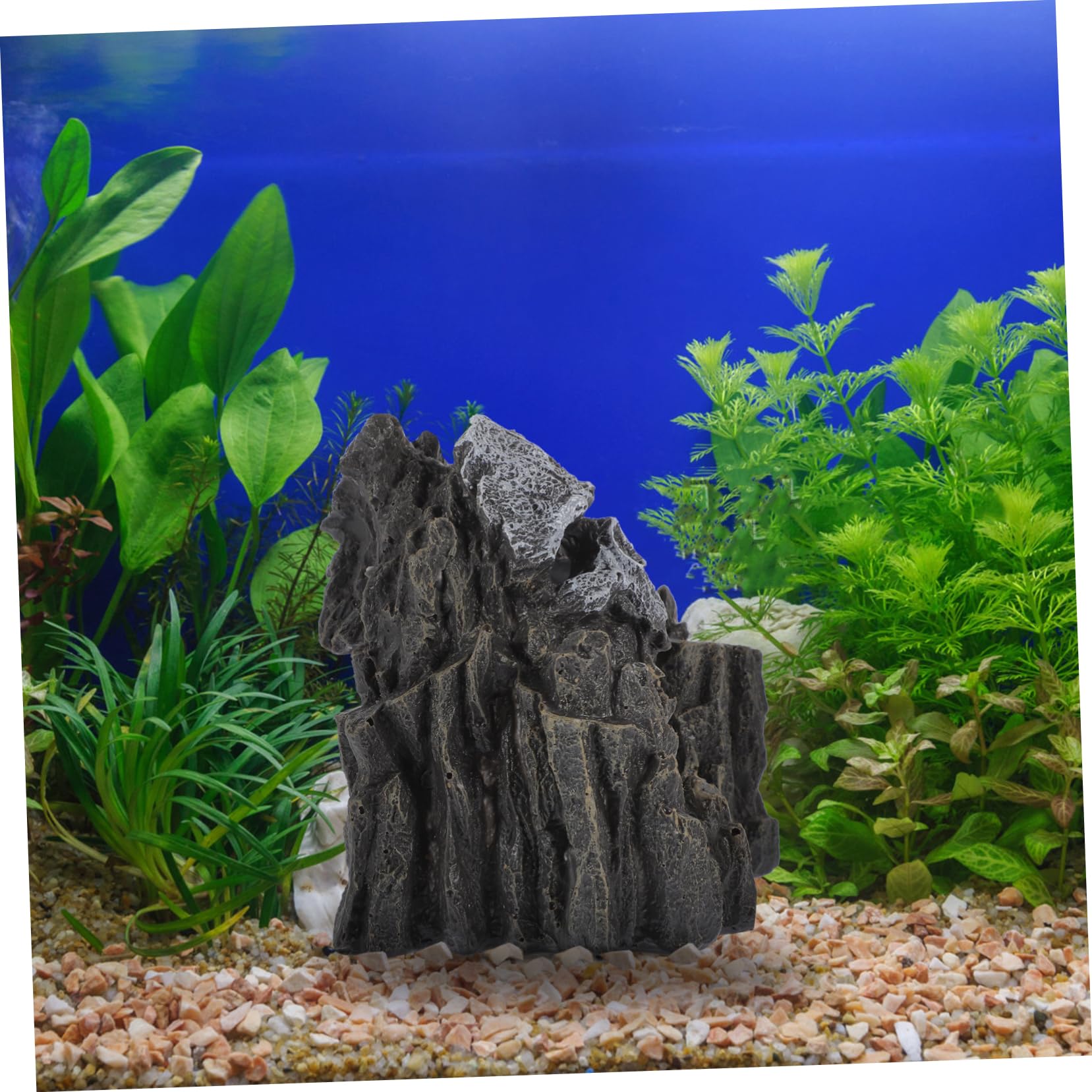 Yardwe 5 Piezas Decoración De Pecera Cueva Decoraciones De Peceras Ornamento De La Cueva del Acuario Piedra del Escondite del Tanque Decoración De Escondite De Acuario Resina