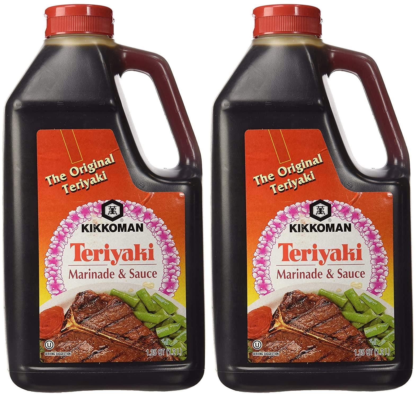 Kikkoman Teriyaki Marinade & Salsa, 4 oz (1,25 Qt) Confezione da 2