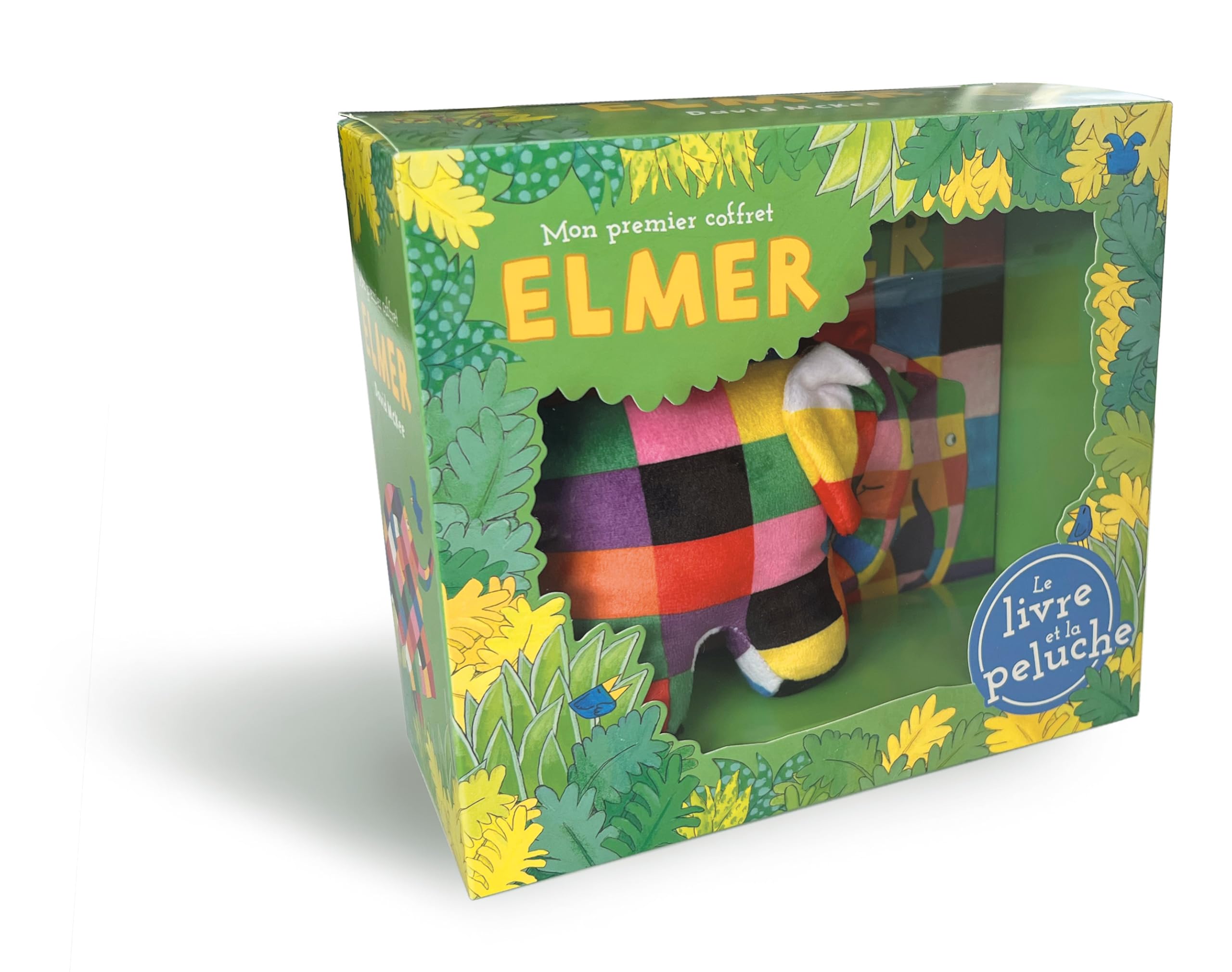 Mon premier coffret Elmer: Le livre et la peluche