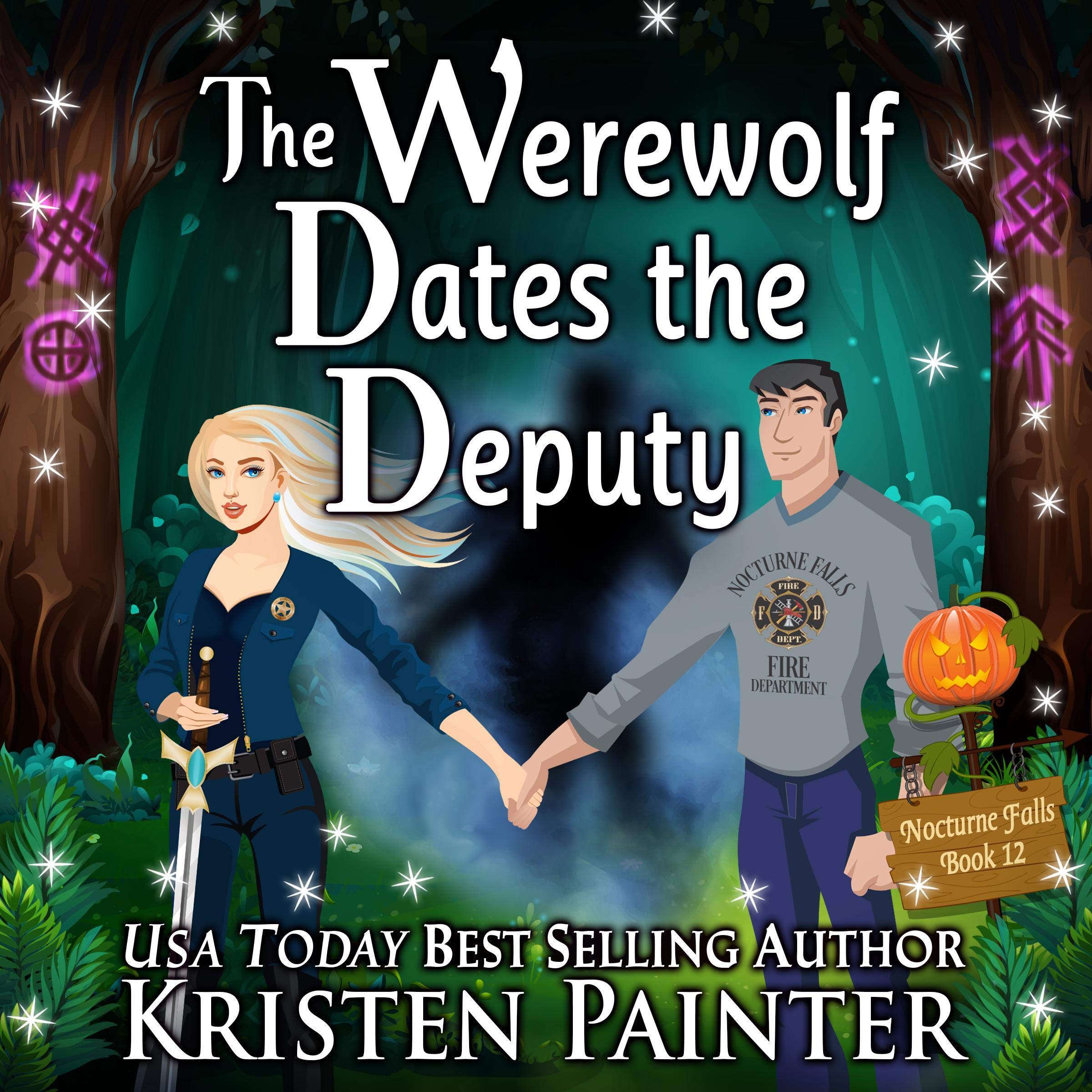 Cover art for The Werewolf Dates the Deputy