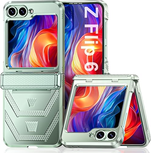 YWXTW for Samsung Galaxy Z Flip 6/Z Flip 7 FE Case with Hinge Protection, Full B