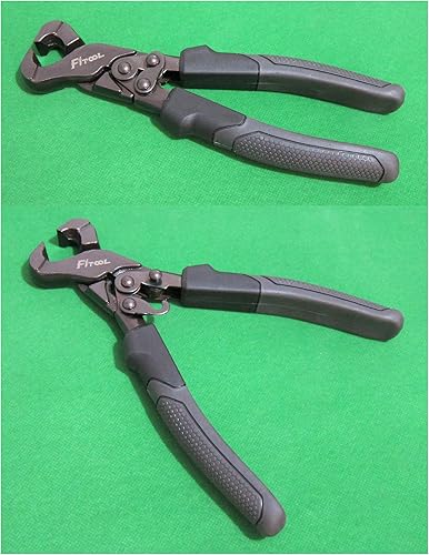 Miniatura 2 de Alicates de azulejos de acción compuesta, herramienta de trabajo de azulejos con puntas de recorte de carburo de tungsteno, cortador de pinzas de