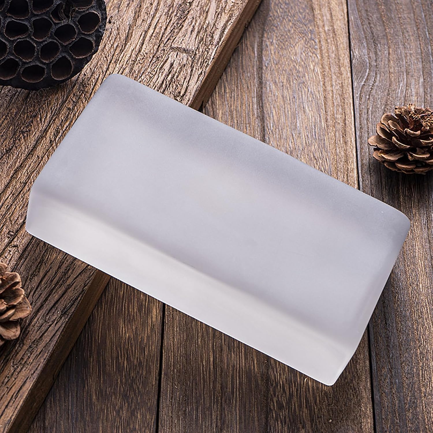 Transparent Ice Crystal Patterned Glass Blocks Wall Decor Solid Glass Bricks Rectangular Glass Bricks Used As Partition Walls Accent Wall For Room Divider Partition, Architectural Decoration(E)