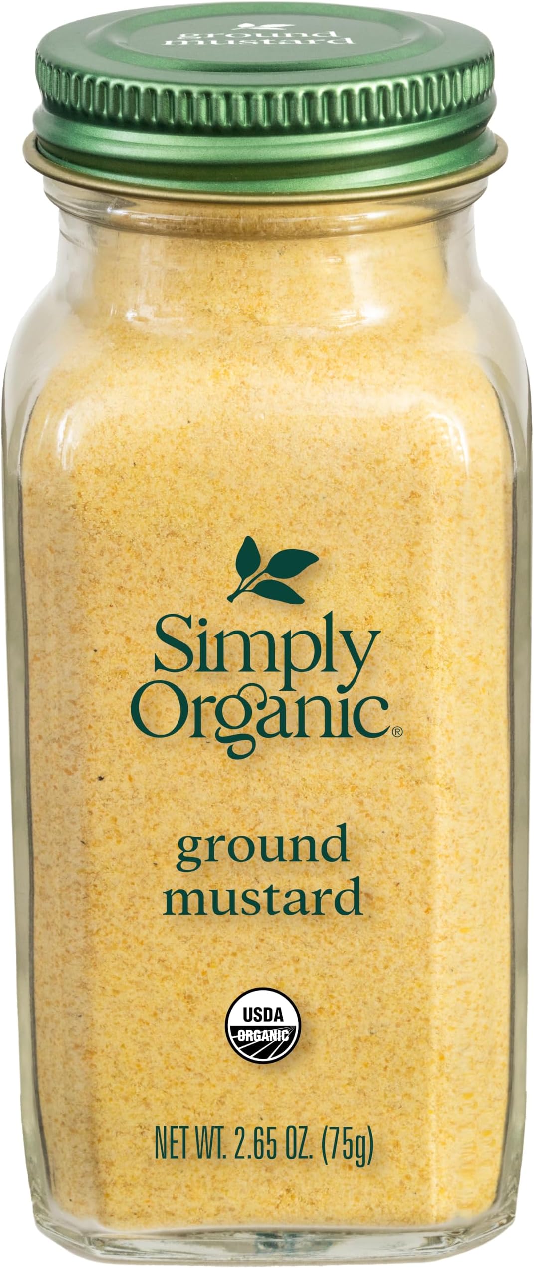 Simply Organic Certified Organic Ground Mustard Seed Container - 3.07oz