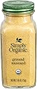 Simply Organic Ground Mustard Seed, 3.07-Ounce, Organic Ground Yellow Mustard Seeds, Robust Flavor, Kosher, Non Irradiated