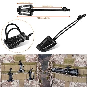 Amazon.co.jp: Molle アクセサリーキット アタッチメント28個