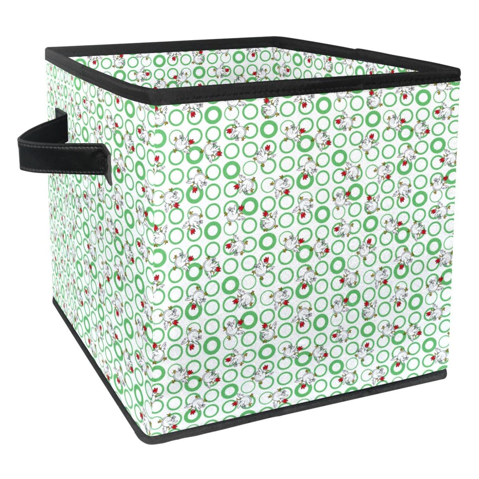 Boîte de rangement en tissu cube pliable pour organiser les jouets et livres d'enfants