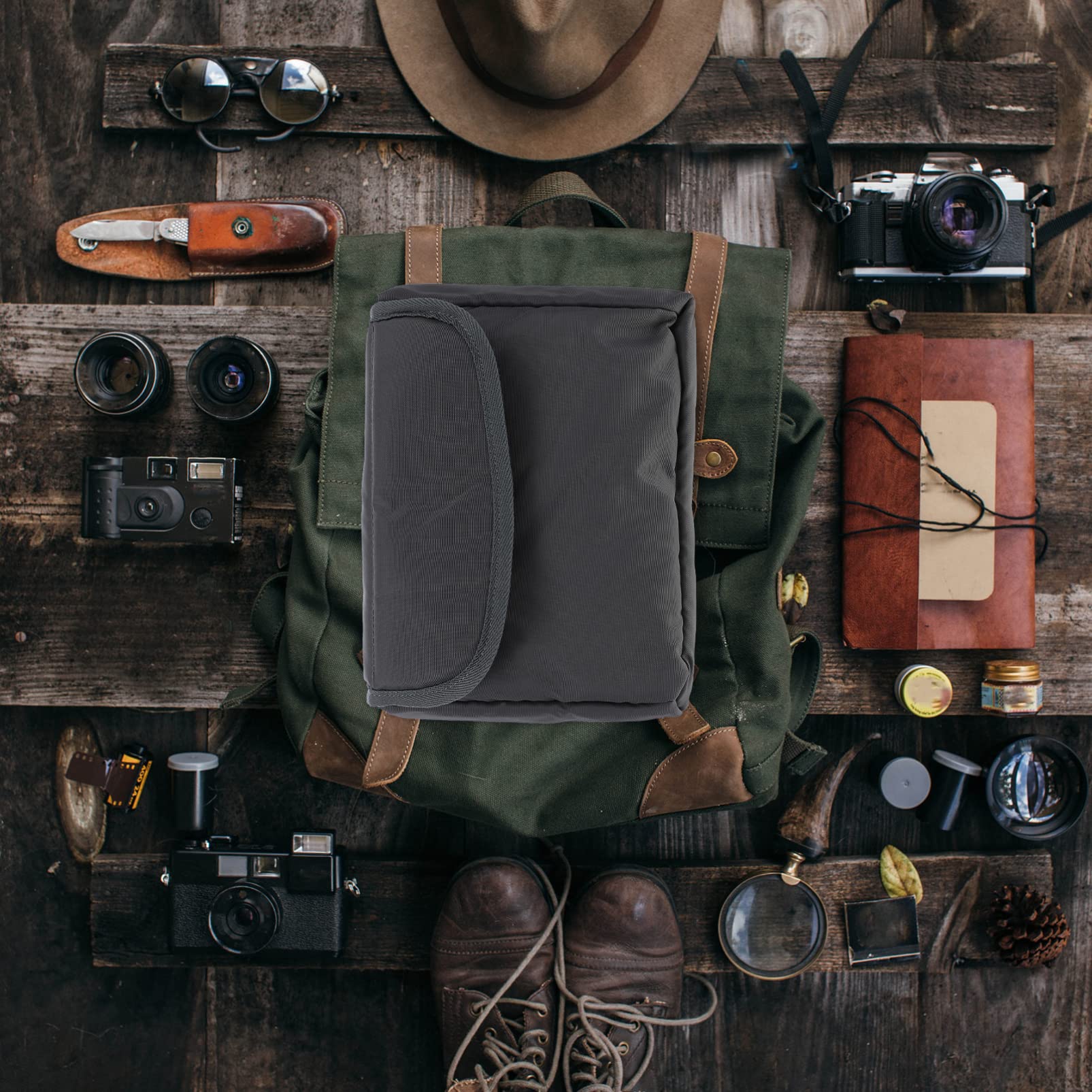 Tofficu 2 Piezas Bolsa Acolchada para Cámara Portátil Estuche Protector para Fotografía Compatible con Mochilas Diseño y para DSLR y Accesorios