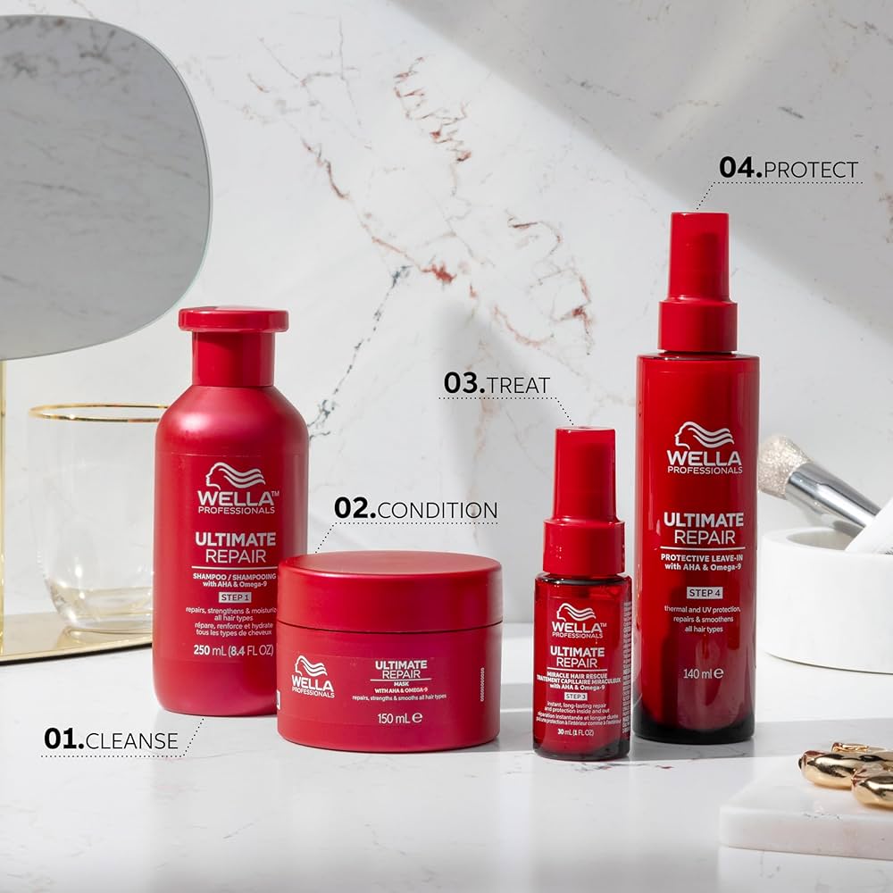 WELLA ULTIME REPAIR 5個セット Amazon.com: Wella Professionals ULTIMATE REPAIR Set