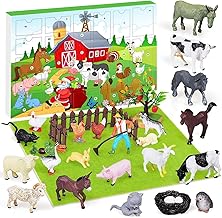 iZoeL Advent Calendar 2025 Children Animals Farm Advent Calendar Animals Dogs Farm Christmas 2025 for Toddlers Boy Girls