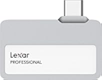 Lexar 1TB Professional Go Portable SSD, Supports Apple 4K 60fps ProRes, Up to 1050MB/s, USB 3.2 Gen 2, Rugged, IP65, Ultracompact, Compatible w/iPhone 15/16, External SSD (LSL400X001T-RNSNU)