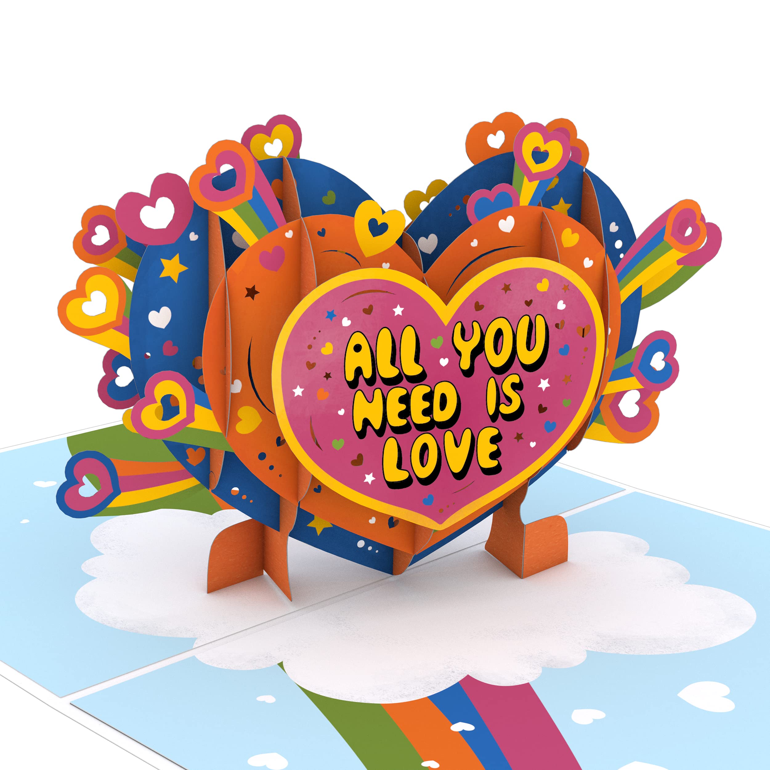 Buy Lovepop Beatles All You Need Is Love Pop Up Card 5x7 3D Greeting buy-lovepop-beatles-all-you-need-is-love-pop-up-card-5x7-3d-greeting