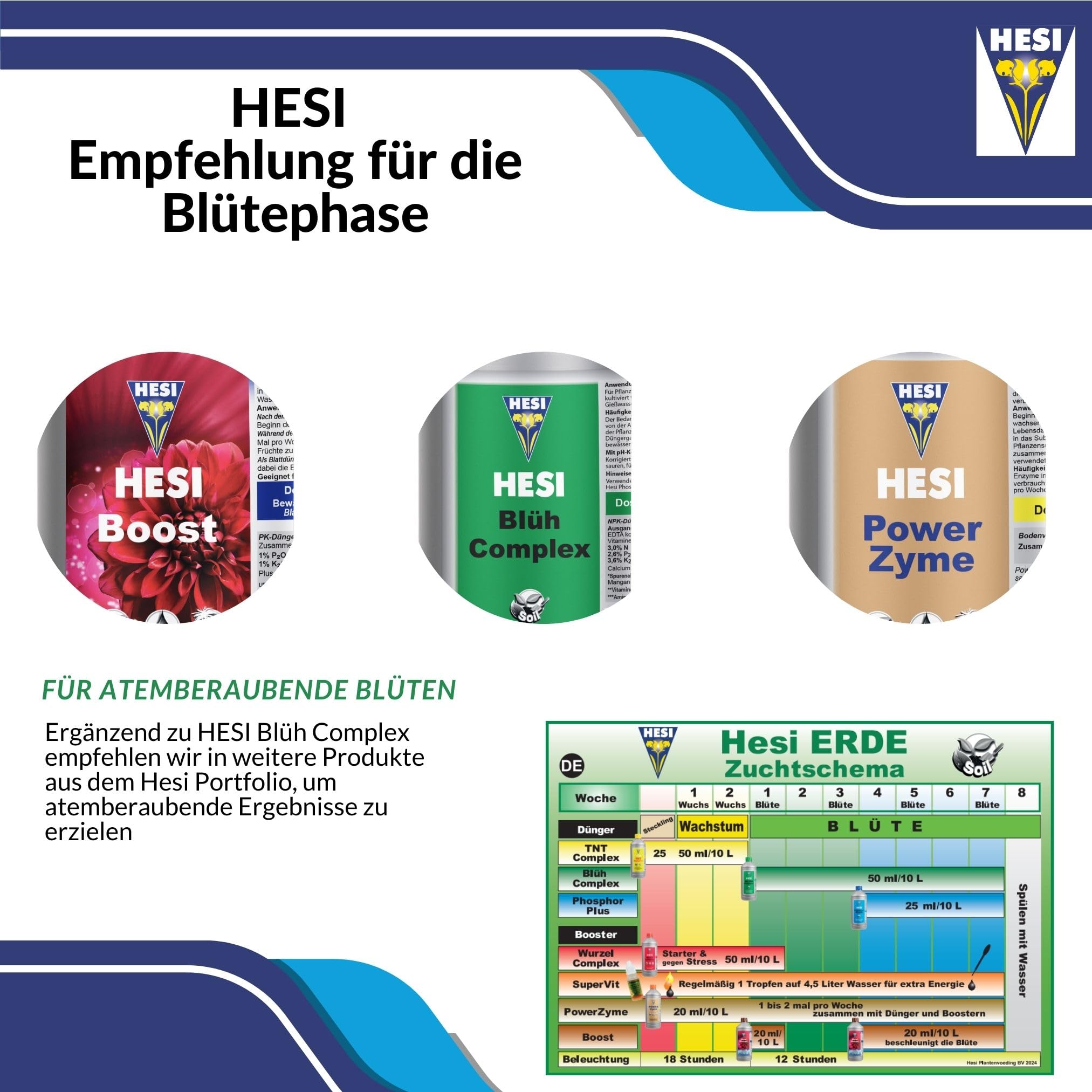 HESI Fósforo Plus Fertilizante Abono 1L