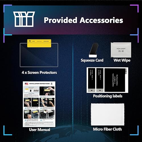 Miniatura 26 de SXCY Protector de pantalla para Hyundai Tucson/Santa Cruz 2022 2023 2024 de 10.25 pulgadas para Hyundai Tucson SE/SEL/XRT/N Line/Limited Accessories