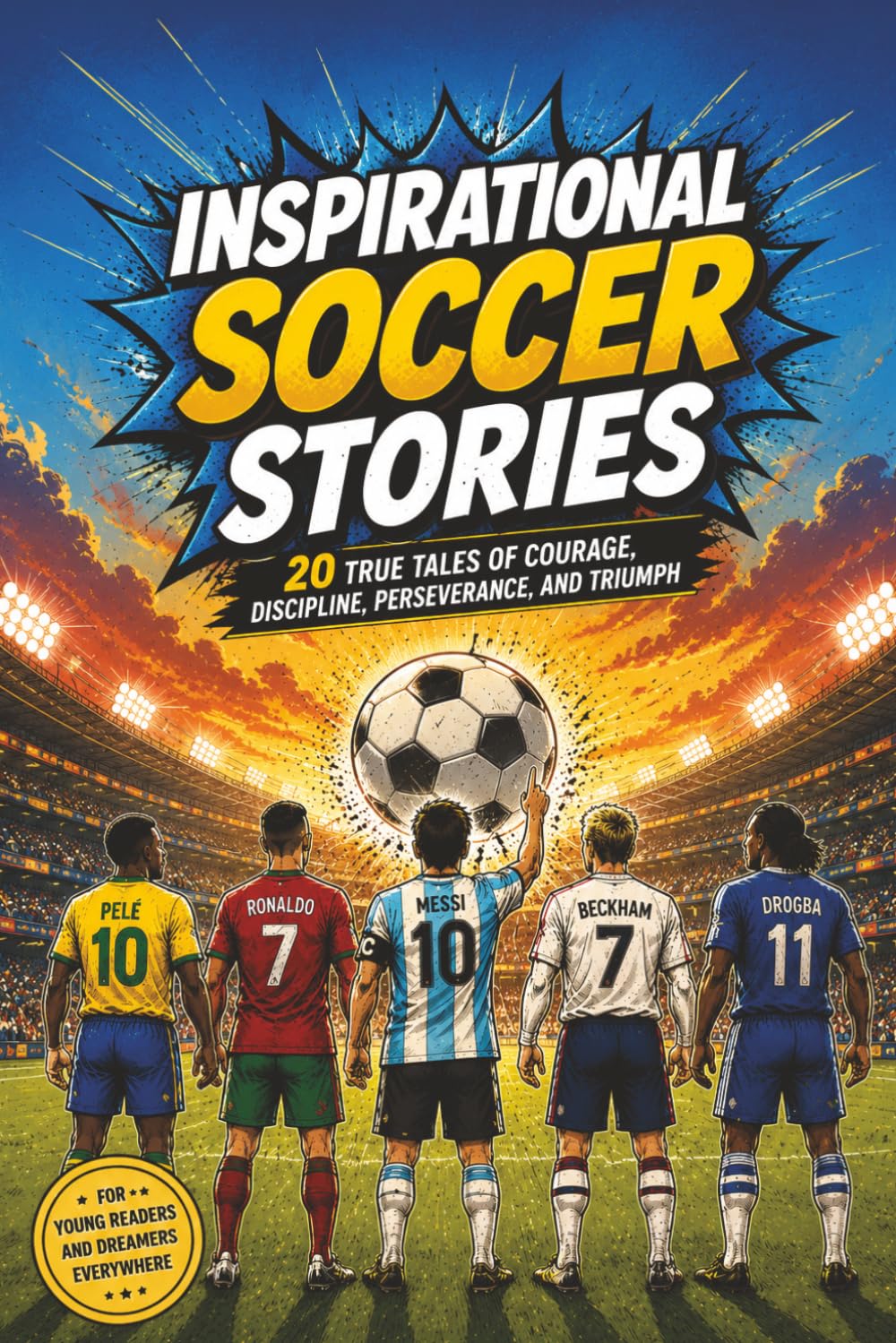 Inspirational Soccer Stories: Inspirational True Soccer Stories for Kids, Teens, and Adults About Courage, Discipline, Perseverance, Leadership, Teamwork, and Never Giving Up
