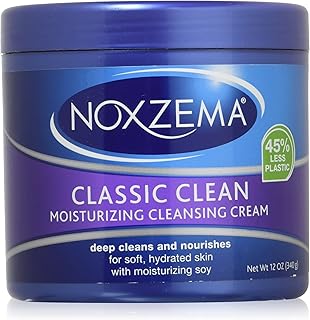 Noxzema Classic Clean Moisturizing Cleansing Cream Unisex, 12 Ounce (Pack of 2)