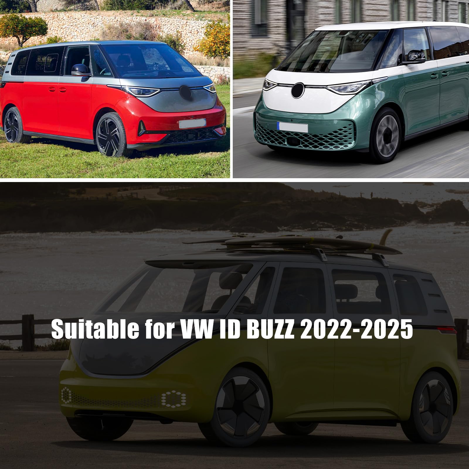 VW ID Buzz 2022-2025 600D Frontscheibe Abdeckung Wasserdicht Wetterfest