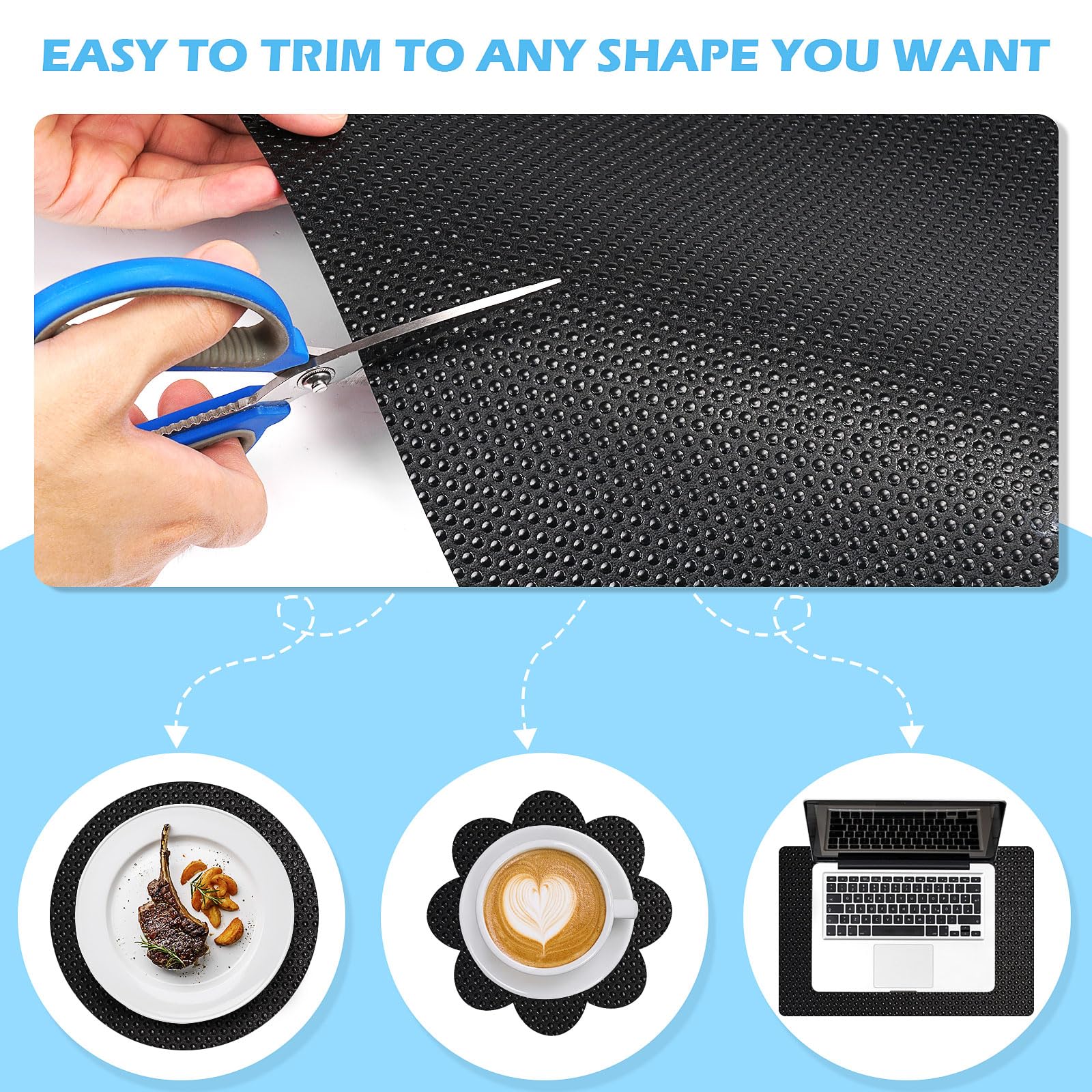 Rotolo Tappetino Antiscivolo Per Cassetti 30x300cm - EVA Alimentare - Foto 12