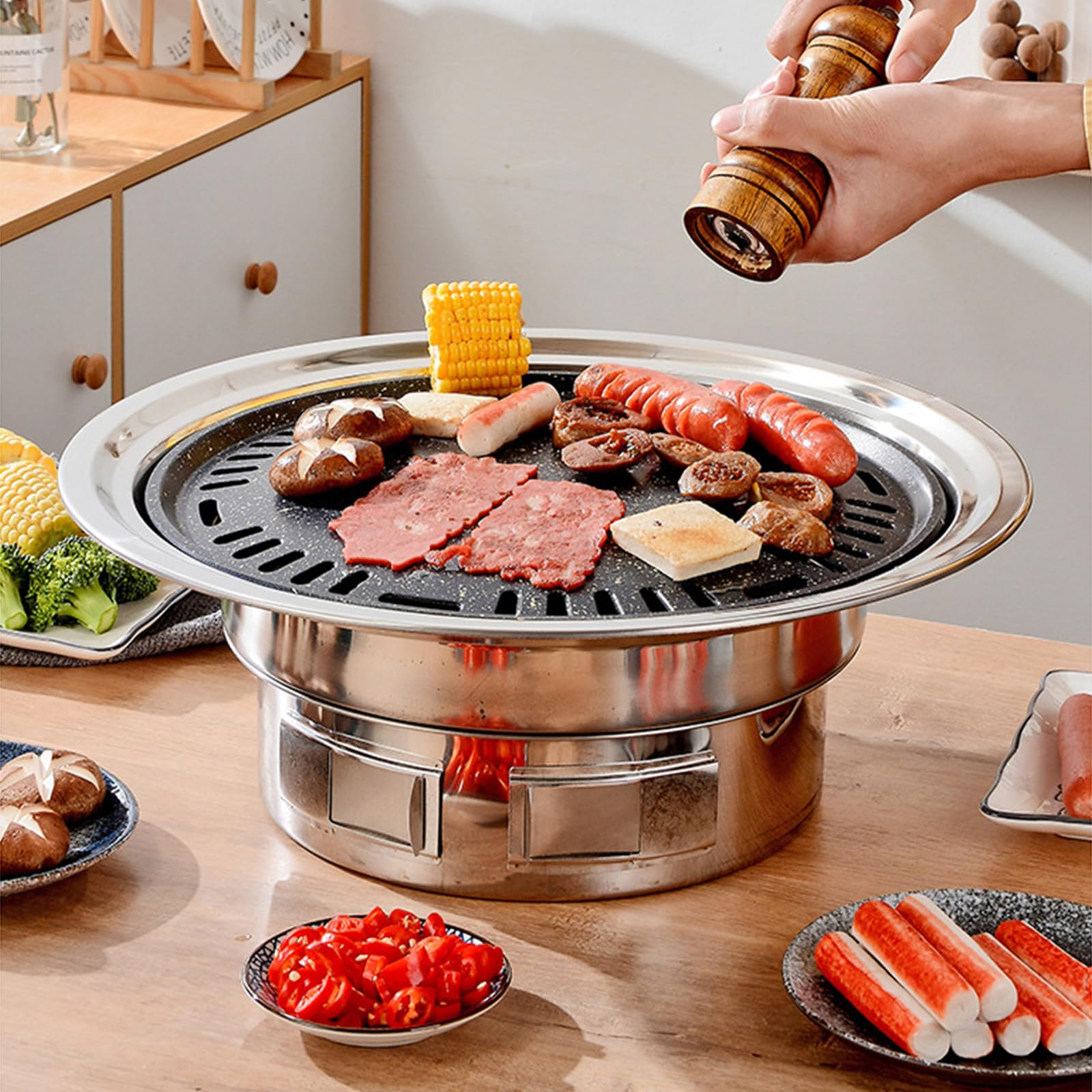 petit barbecue charbon de bois,barbecue de table,Barbecue de camping,barbecue d'extérieur portable