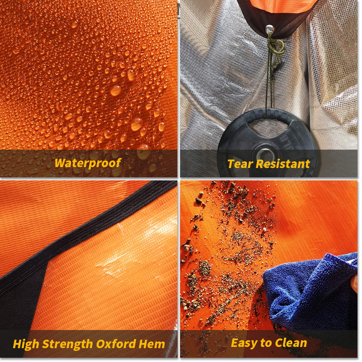 UTOOL 5-Layer Ultra Emergency Survival Blanket Outdoor Waterproof Heavy  Duty Reflective Tarpaulin Extra Large Reusable Heat Retention Hiking Orange  : Amazon.de: Everything Else