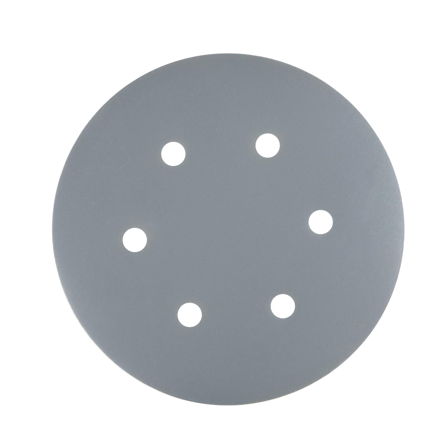 POWERTEC 4D14600 6" A/O Hook and Loop/Back Film 6 Hole Disc, Assortment Grits 40, 80, 100, 120, 180, 220, 320, 400, 600 and 800, Grey, 100-Pack