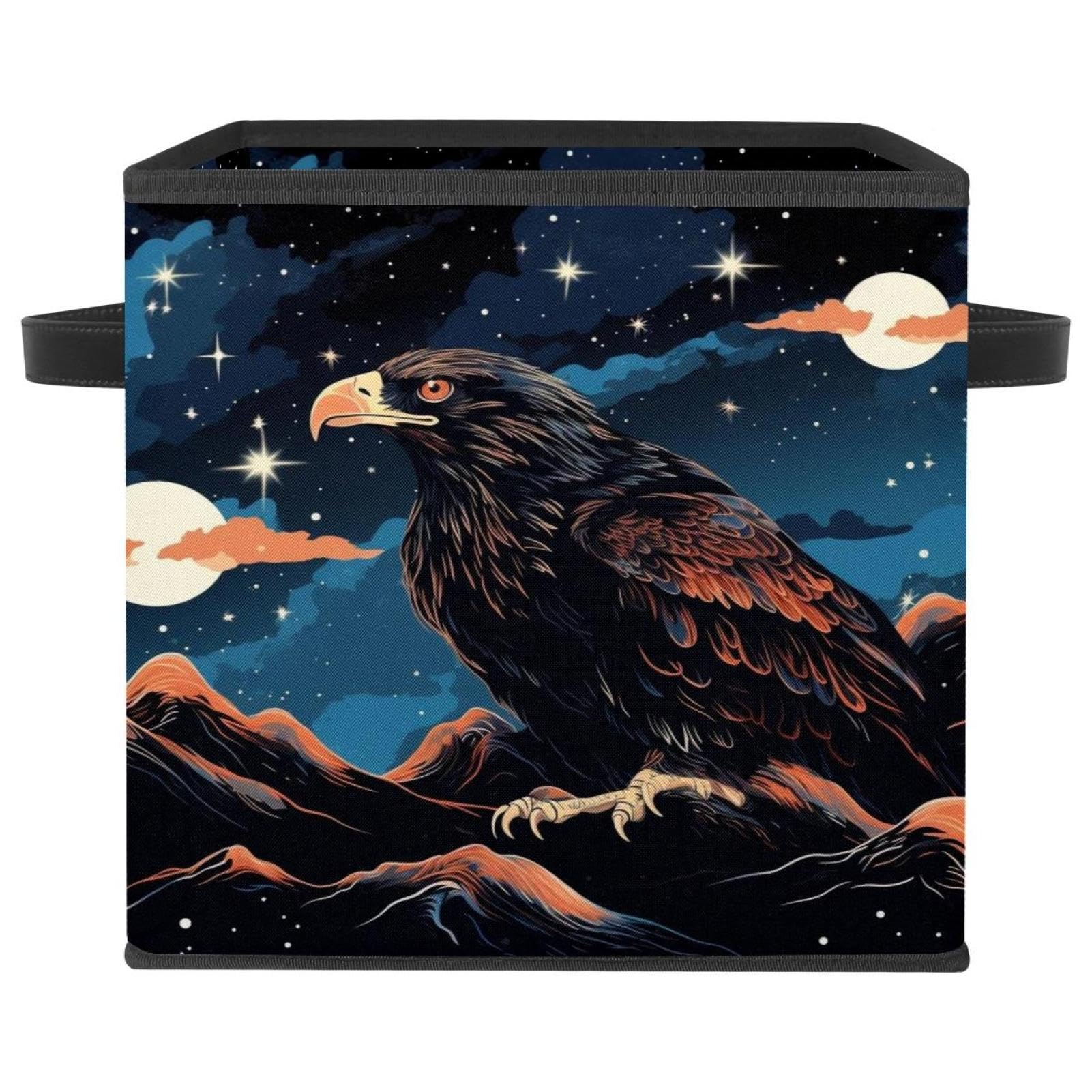 Panier de rangement en tissu Sky Eagle pour organiser le placard de la chambre