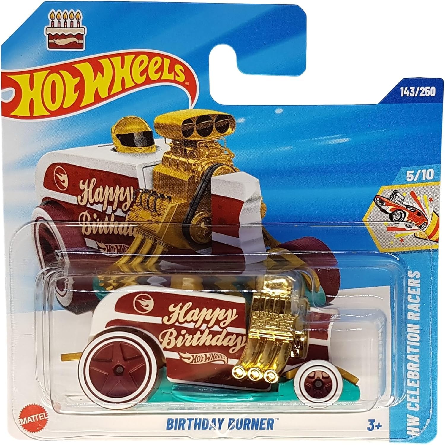Hot Wheels - Birthday Burner - HW Celebration Racers 5/10 - JBC26