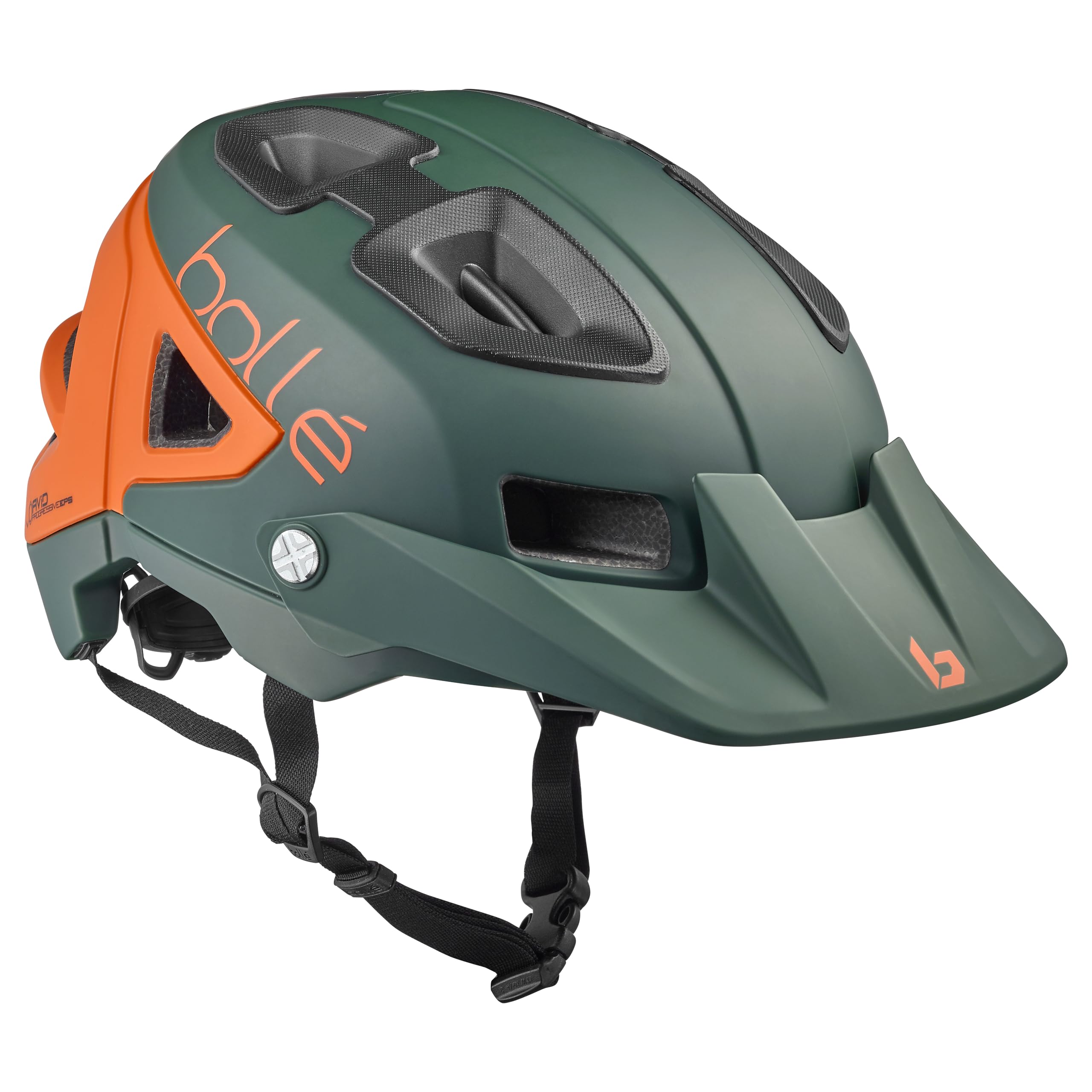 BOLLÉ Trackdown MIPS Casco, Adultos Unisex, Green Orange, L