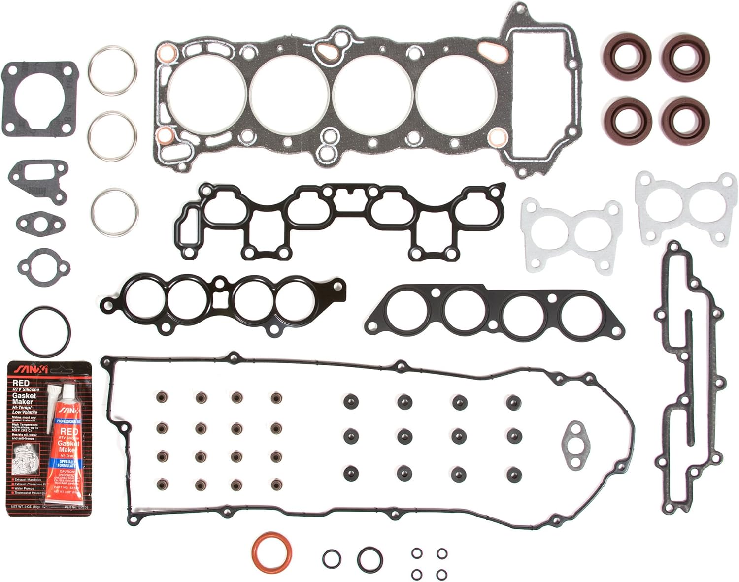 MA-4216905917 Head Gasket Set Compatible With/For 95-99 Nissan Sentra 200SX 1.6 DOHC GA16DE
