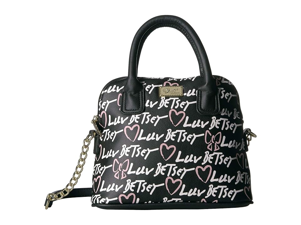 

Luv Betsey Darcy Satchel (Black) Satchel Handbags