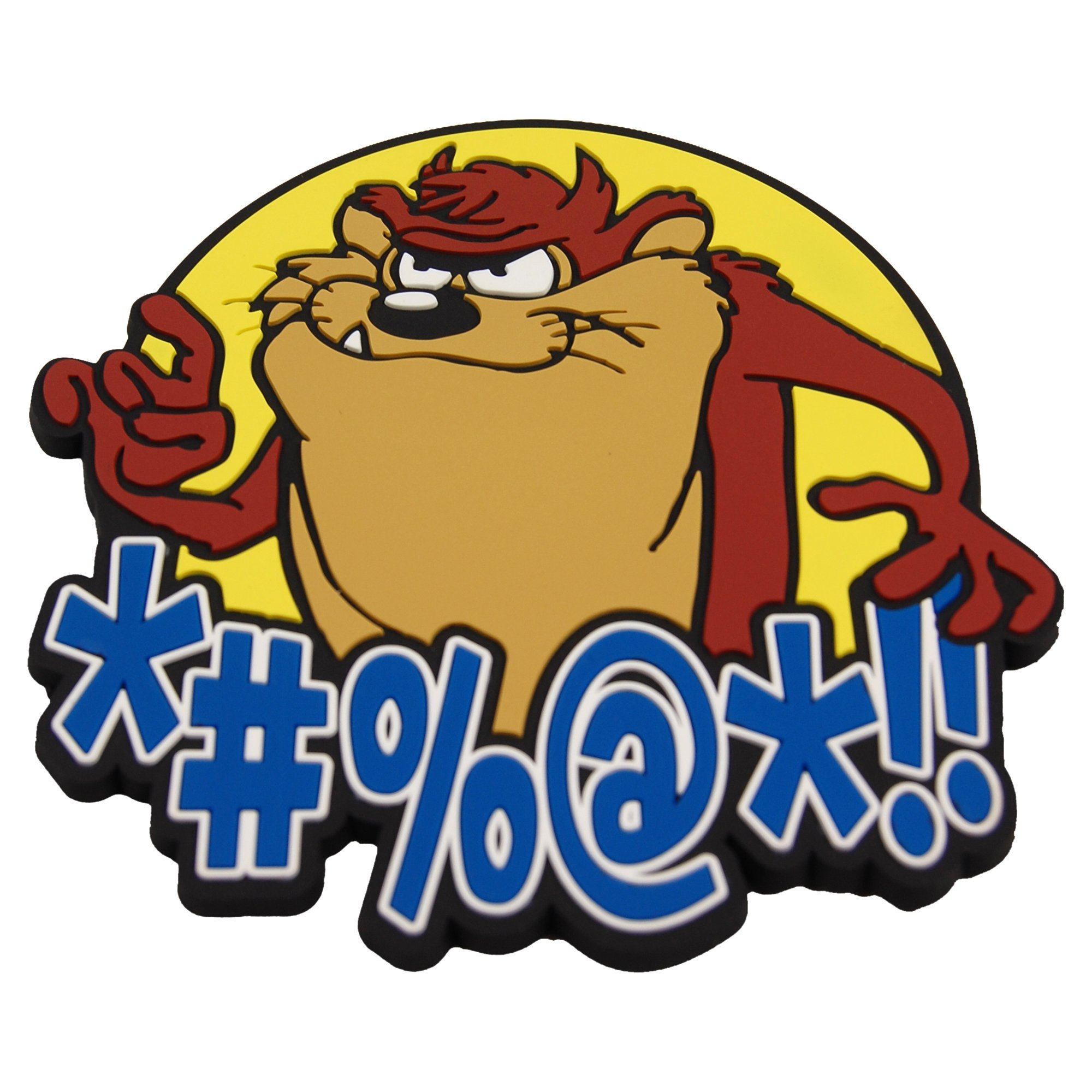 Kapow Gifts Blue Taz Drinks Coaster - Face Logo