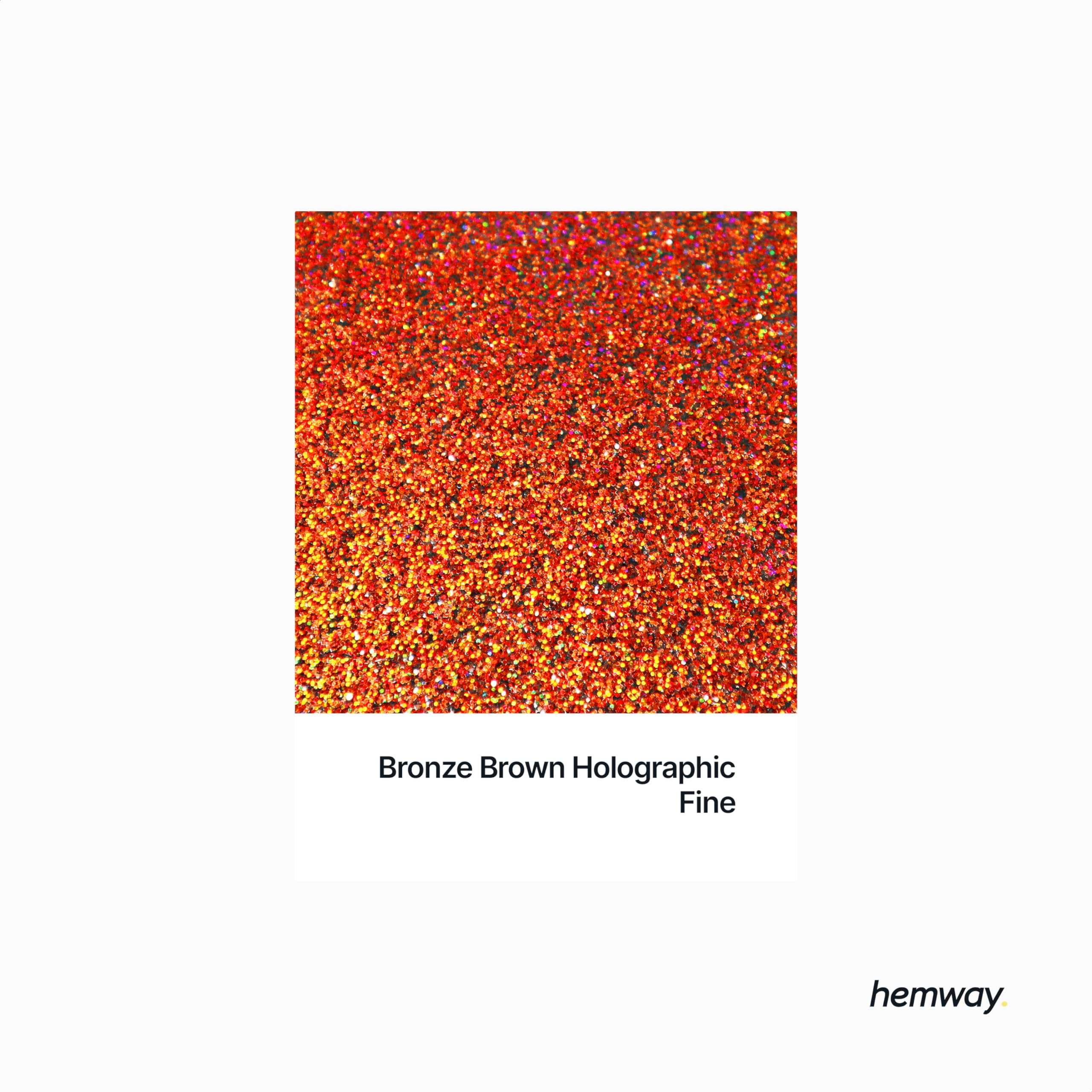 Hemway Glitter Shaker Bronze Brown Holographic 130g x2 Pack Fine, Craft Glitter Shakers for Resin & Epoxy Crafts - Image 2