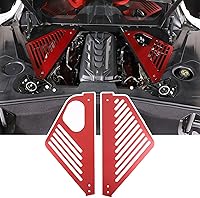 Vista 18 de TOYCIDFG Cubierta del panel de la bahía del motor del coche izquierda derecha Splash Shield Case Guard para C8 Corvette 2020-2024 Auto aluminio