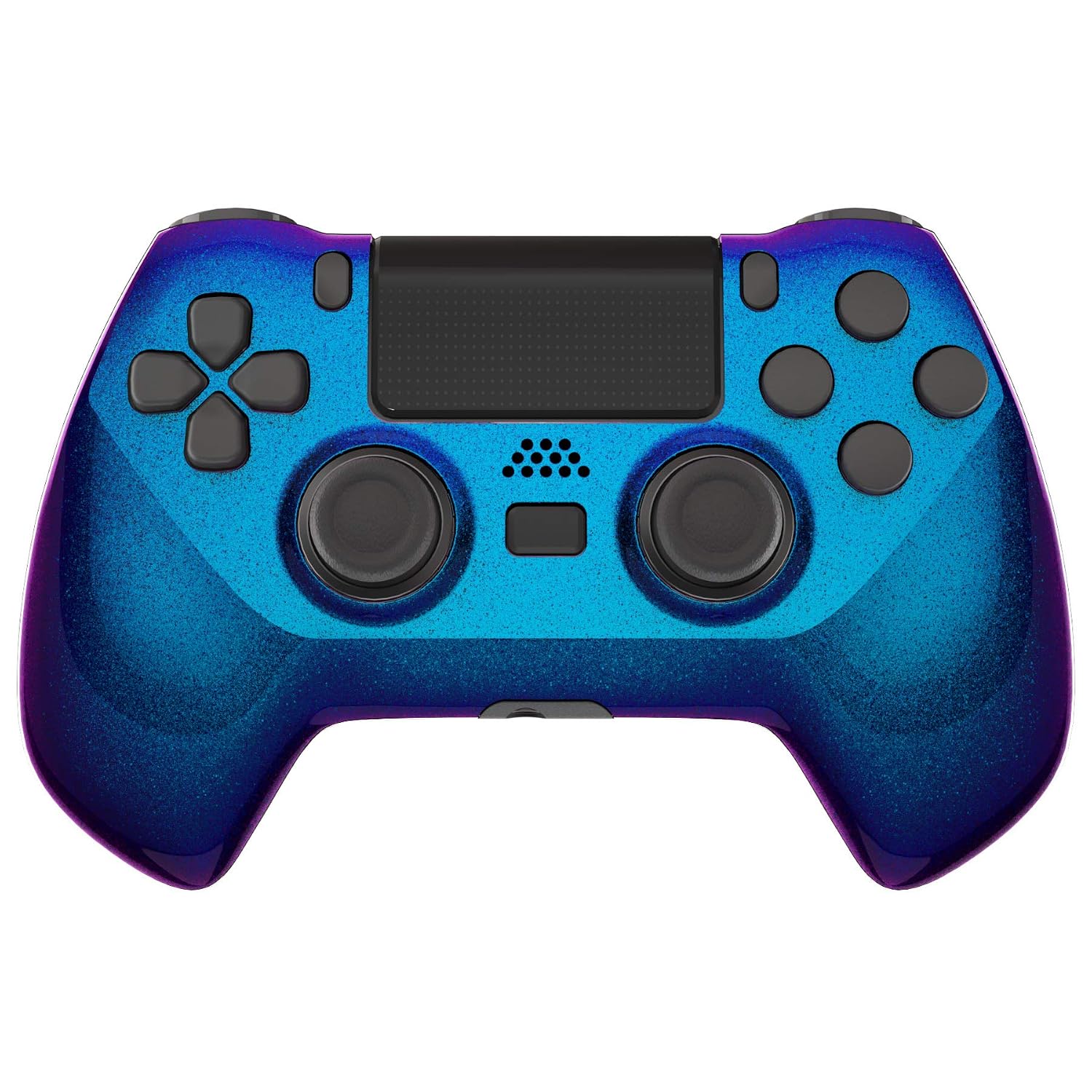 eXtremeRate Chameleon Decade Tournament Controller (DTC) Upgrade Kit for PS4 Controller JDM-040/050/055, Upgrade Board & Ergonomic Shell & Back Buttons & Trigger Stops - Controller NOT Included