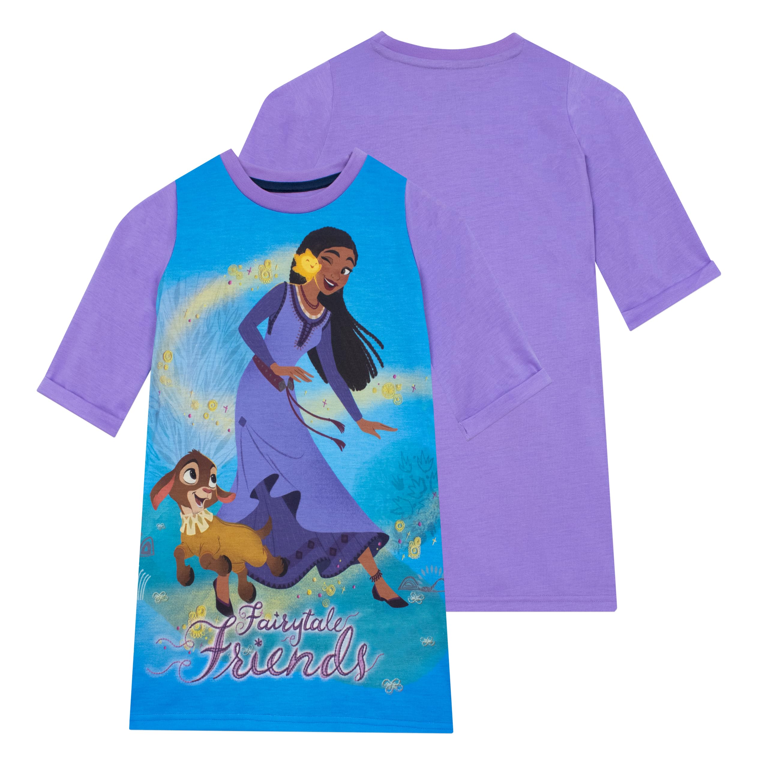 Disney Camison Nina Wish | Wish Pijama Niña | Camisón Niña