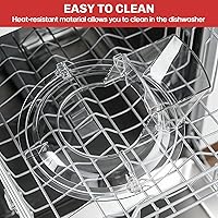 Vista 7 de Escudo de vertido para mezclador KitchenAid, protector contra salpicaduras para batidora de pie de ayuda de cocina, funciona con cuencos mezcladores