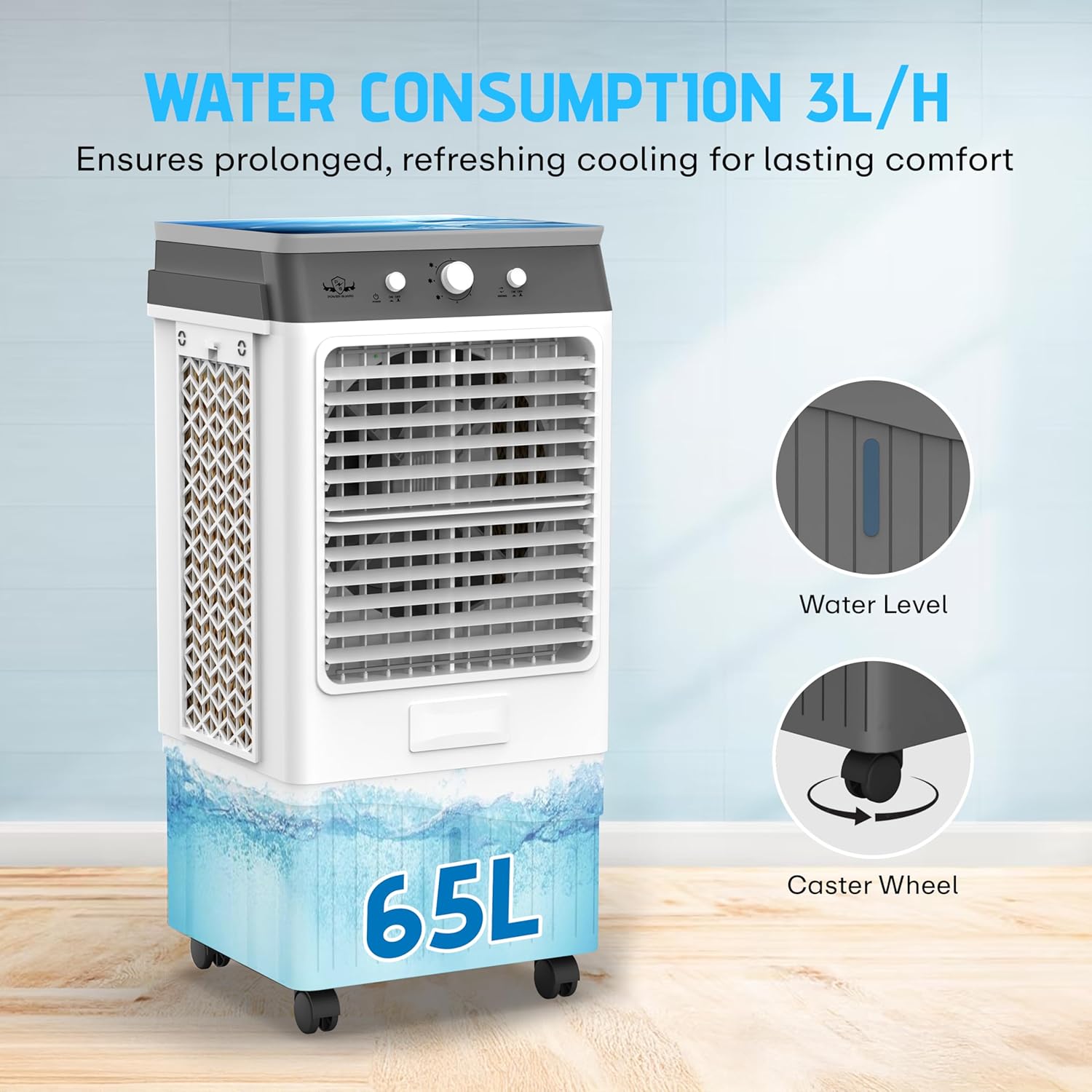 Review Power Guard Ice Max 65L Air Cooler | High Speed Fan | 3 5 Review Power Guard Ice Max 65L Air Cooler | High Speed Fan | 3