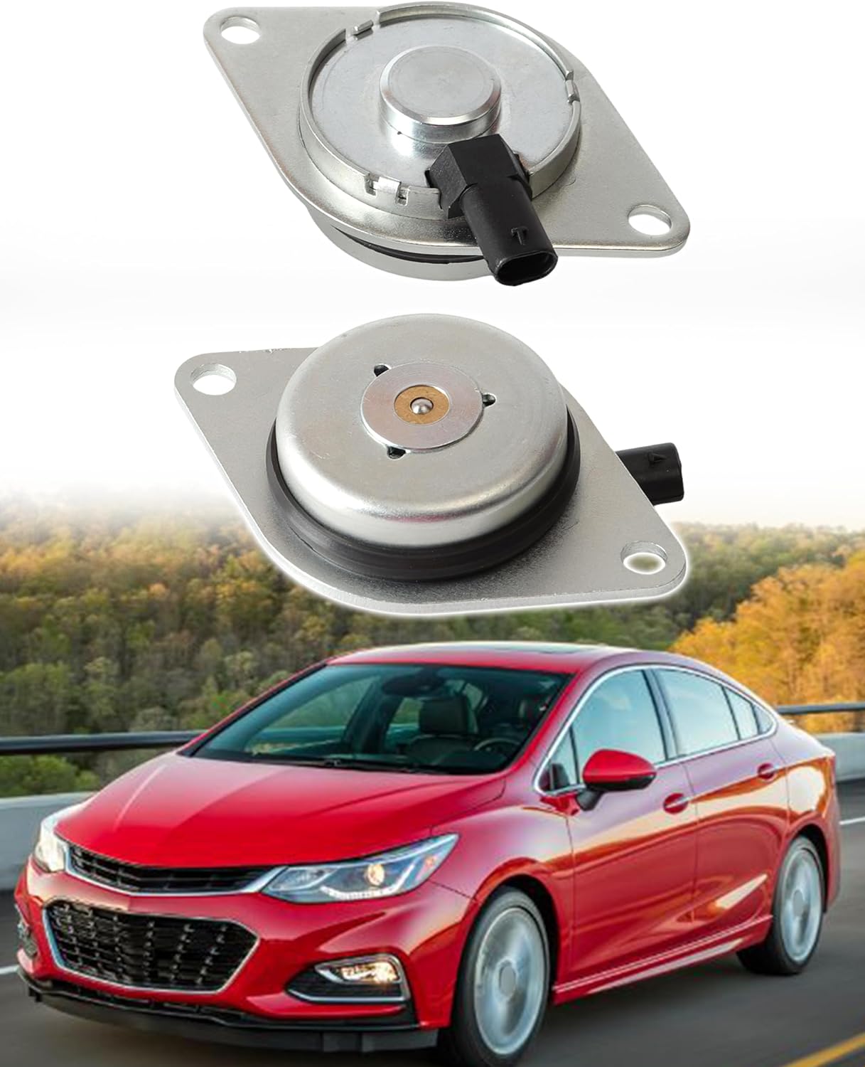 Replace 918-005 2Pcs Variable Valve Timing Solenoid VVT Replacement Fits for Chevy Cruze 11-16,for Volt 11-15,for Sonic 12-20,for Trax 13-20,for Buick Encore 13-21,for Cadillac ELR 14-16