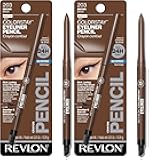 ColorStay Pencil Waterproof Eyeliner, Smudge-Proof, Eye Makeup with Built-In Sharpener, Packaging May Vary, 203 Brown, 0.01 oz (Pack of 2)