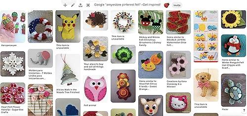 Hojas de fieltro de acrílico de 9 x 12 pulgadas (2.86 x 30.48 cm) para manualidades, proyectos de arte, bricolaje escolar y miniaturas de fieltro