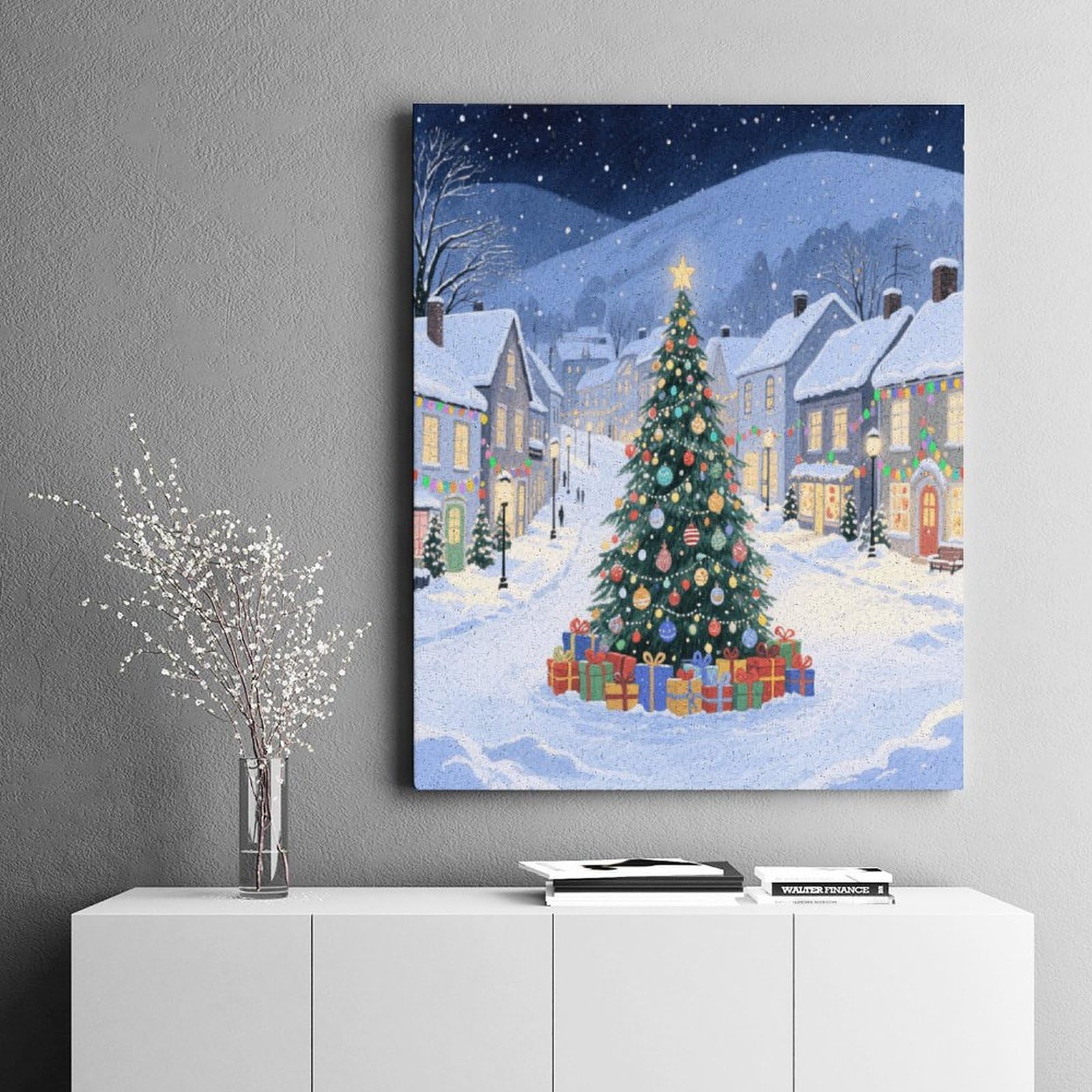 KOAYUBFC Malen-nach-Zahlen-Set für Erwachsene, Anfänger, Erwachsene, Malen nach Zahlen, Kits auf Leinwand, Acryl-Ölfarben, Gemälde mit Pinseln als Geschenk, Wanddekoration