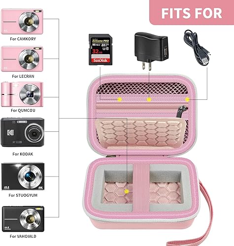 Miniatura 2 de Comecase Funda protectora y de transporte para cámara digital, para CAMKORYpara Kodak Pixpropara Canon PowerShot ELPH 180190  para cámaras Sony