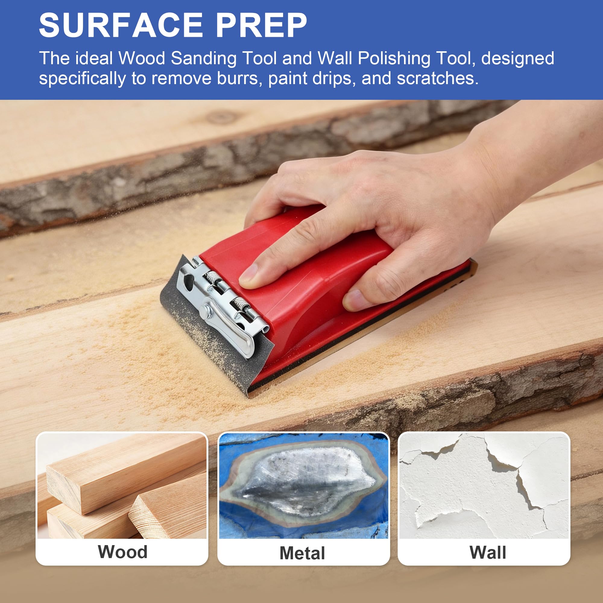 SCOTTCHEN Sanding Blocks - 28 Grit Set -6