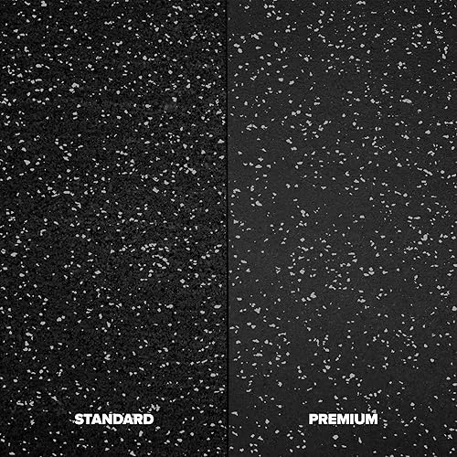 Miniatura 8 de IncStores - Tapetes de goma vulcanizada de alta calidad para gimnasio, de 4 x 6pies