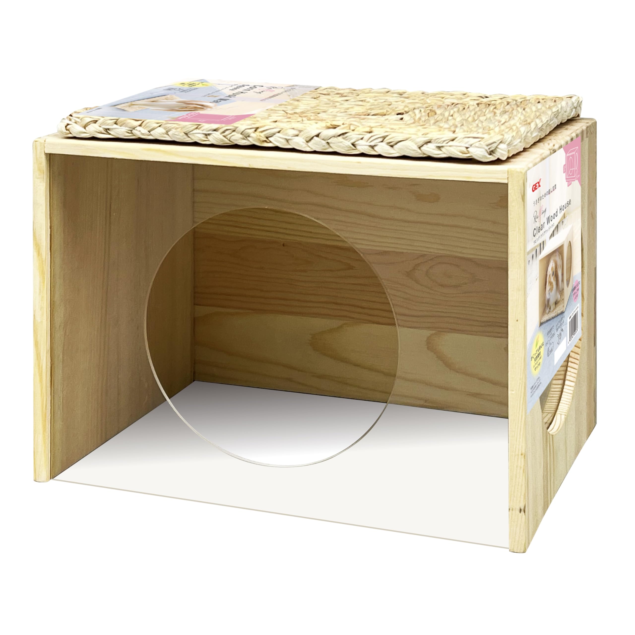Amazon | ジェックス GEX ラビング クリアウッドハウス うさぎ用ハウス