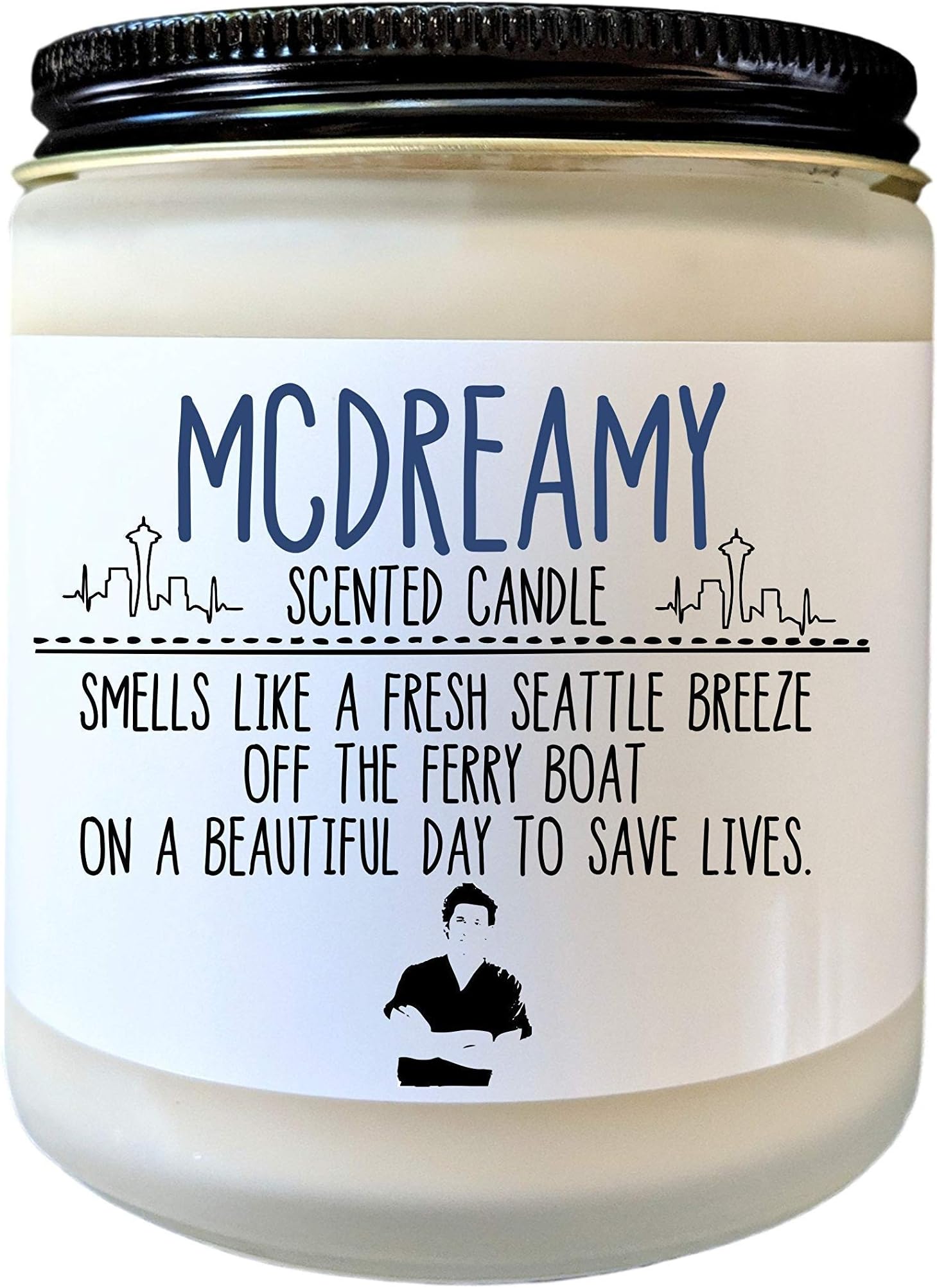 Greys Anatomy Candle McDreamy Candle Greys Anatomy TV Show Nurse Gift Doctor Gift Student Nurse